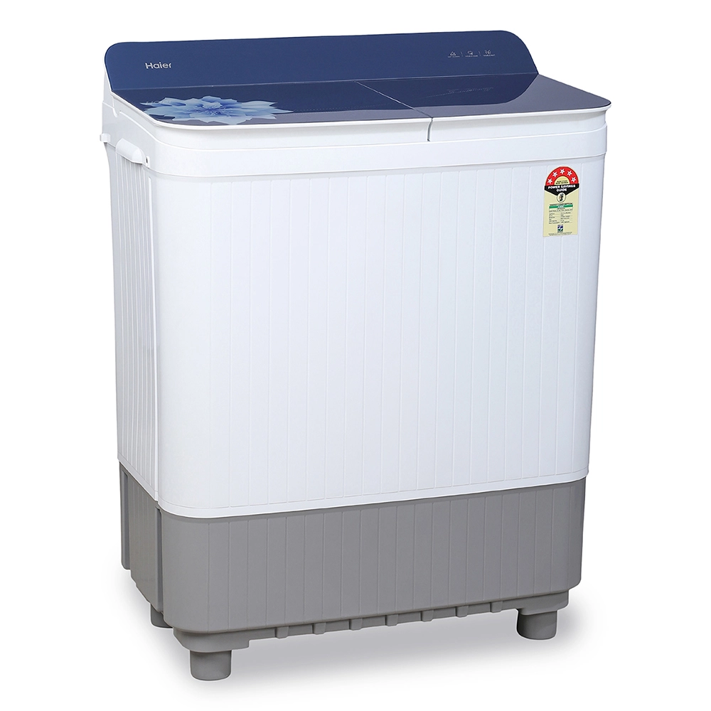 Haier Toughened Glass Lid 9 Kg  Semi Automatic Washing Machine HTW90-178